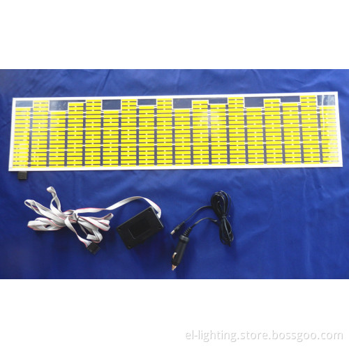 EL Car Sticker Equalizer Sticker Size80*16CM